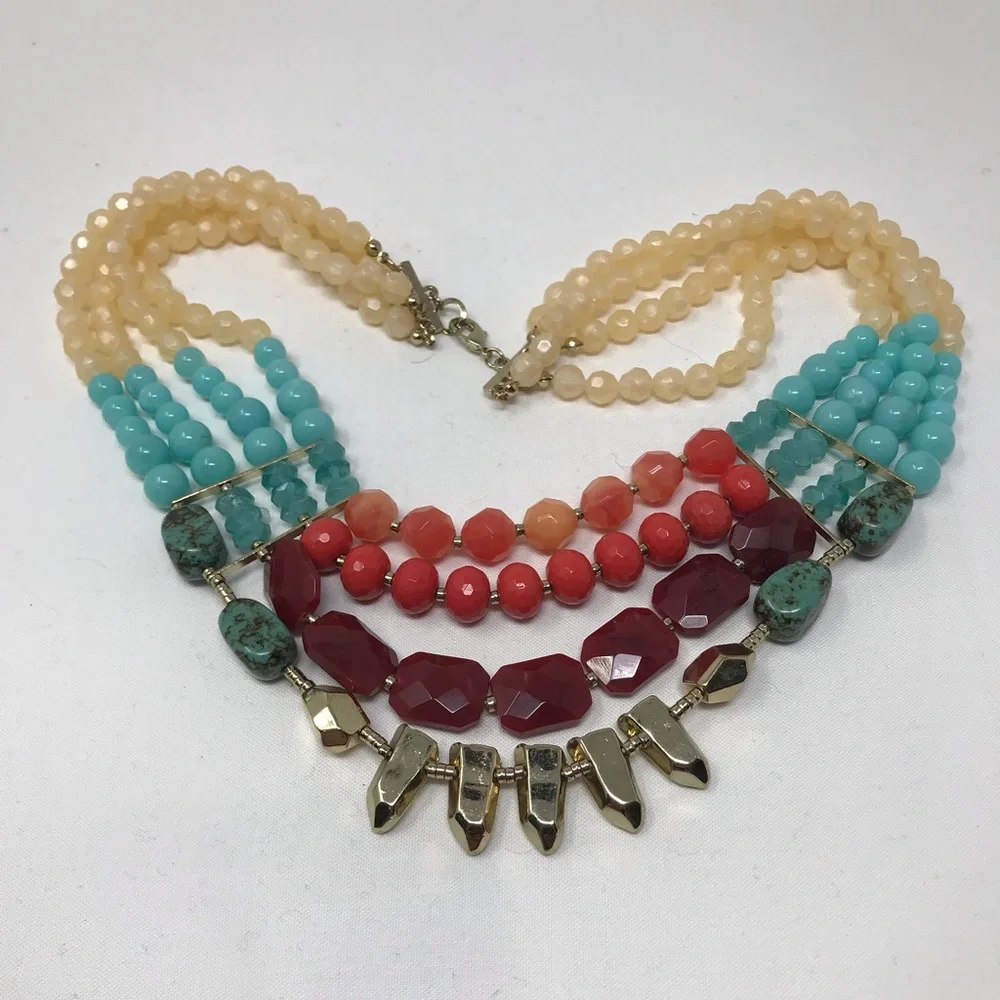 Anthro “Quimera Layered Necklace” - Picture 6 of 12